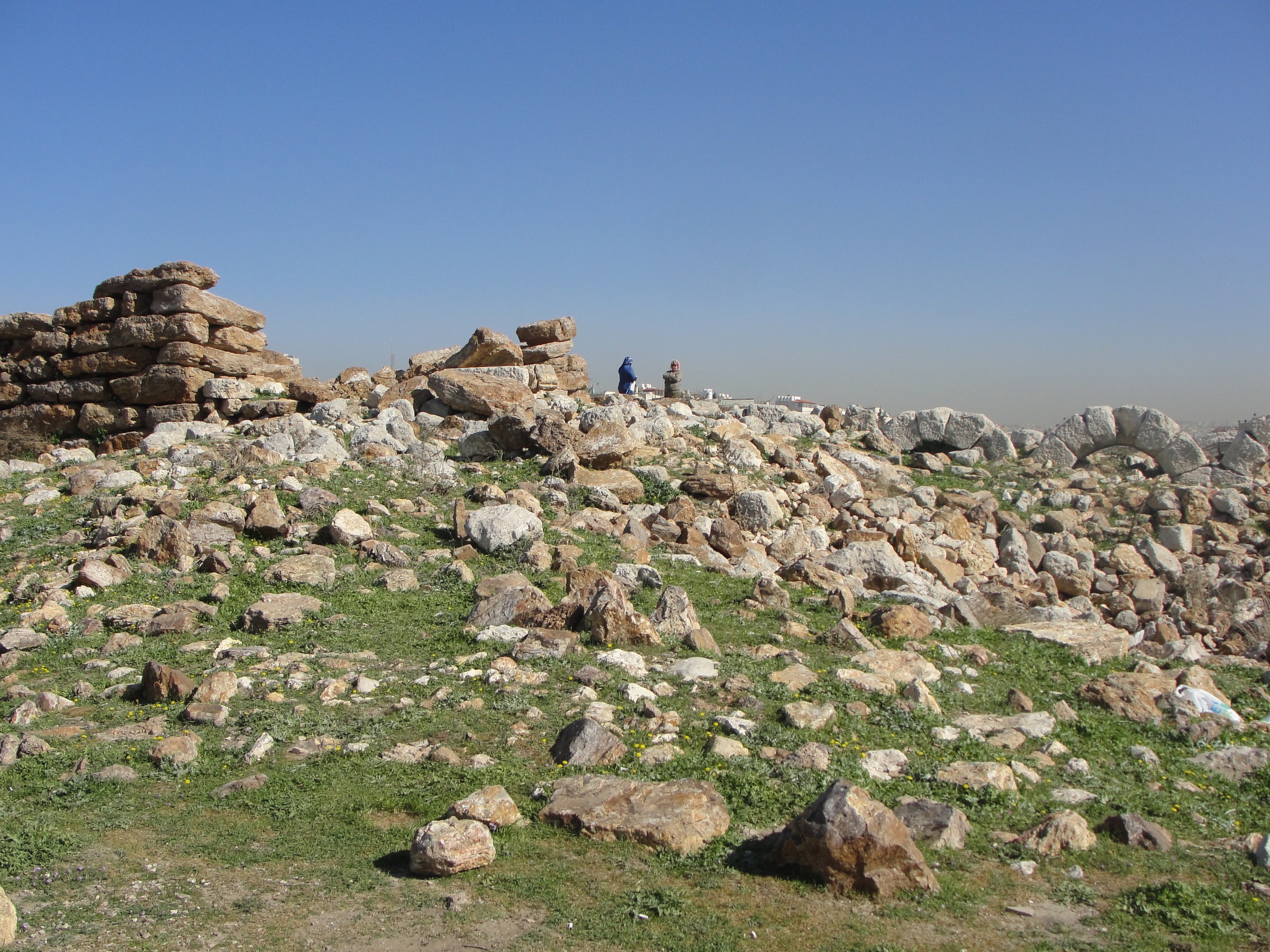 Khirbet As-Sar site view from the south