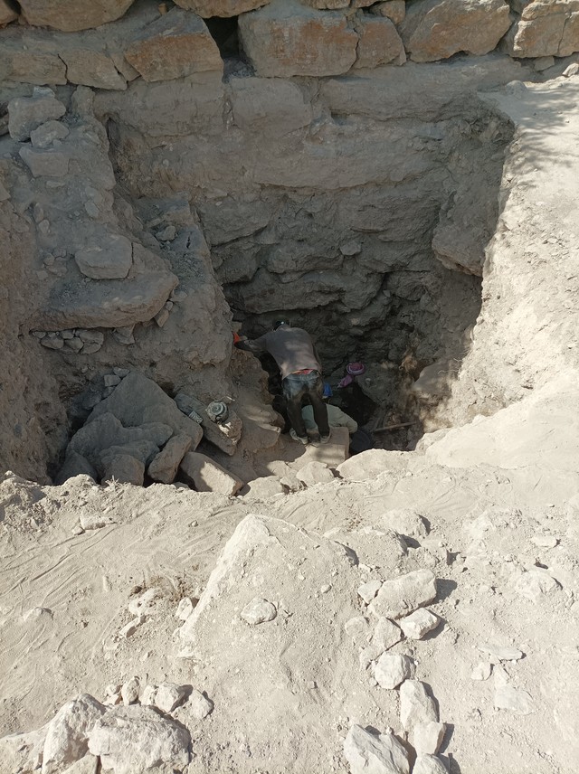 Fig. 16. Trench T4 viewed from the northeast (image by Mariusz Burdajewicz).
