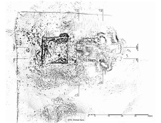 Fig. 28. Plan based on the 3D point cloud (image by Anna Kubicka-Sowińska).